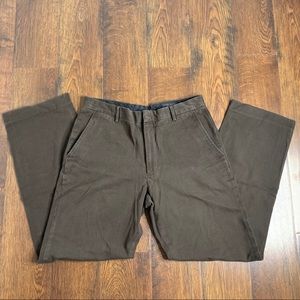 Banana Republic Brown Dress Chino Pants 35W/34L